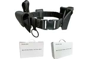 ZGJINLONG Tactical Utility Belt,Versatile Police Security Guard Military Modular Equipment System Molded Duty Belt