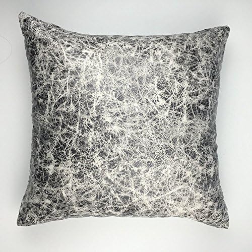Soo Angeles Black and White Abstract Decor Throw Pillow Case Cushion Cover 18 X 18 Inch