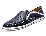 Men's Genuine Leather Loafers Shoes Fashion Slip-on
