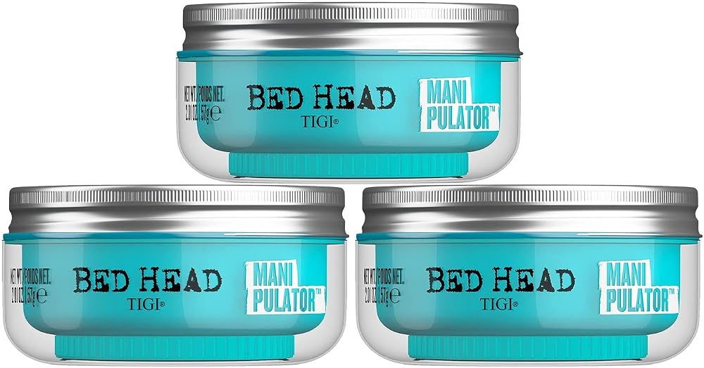 TIGI Bed Head Manipulator Styling Cream 2 oz - Pack of 3 - Unisex Fiber Paste