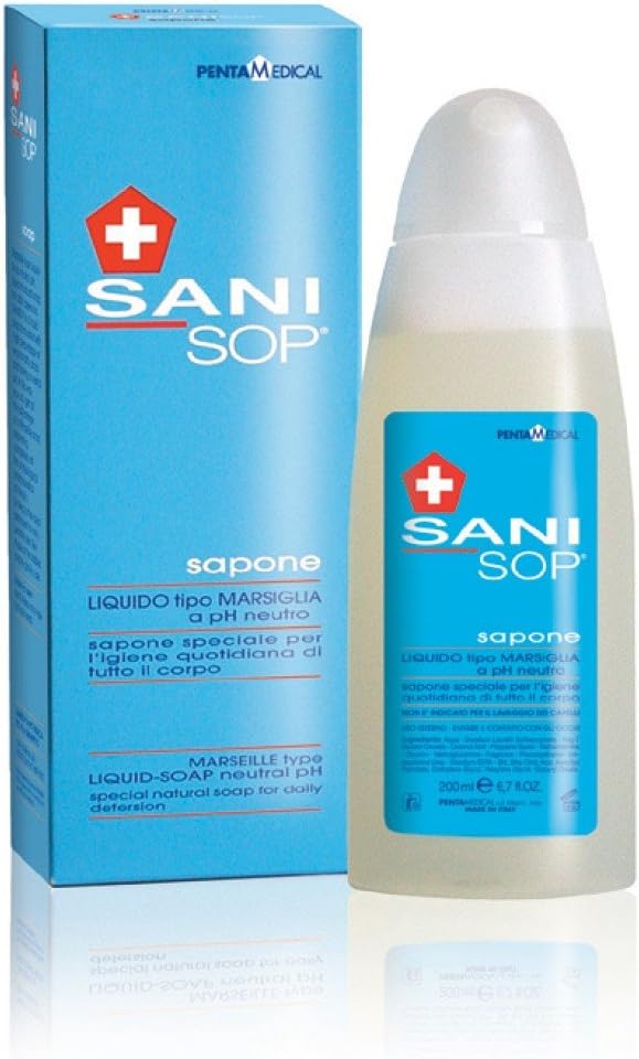 PENTAMEDICAL Sanisop-Sap Marseilles Liquid Soap 200ml High Quality Natural