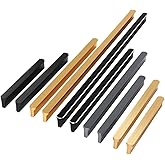 Shozafia 5 Pack Black Cabinet Pulls - Kitchen Hardware Handles for Dresser Drawers -T Shape Cabinet Hardware (8.35 inch,Black