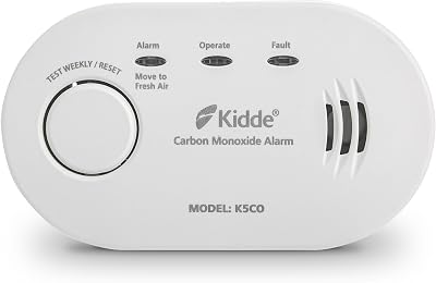 Kidde 5DCO 10 Year Life Carbon Monoxide Alarm 2 Pack Digital Display