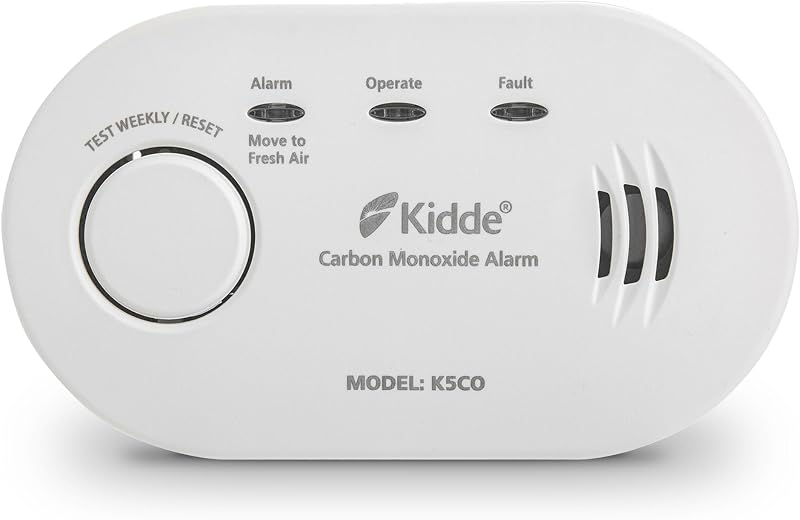 Kidde 5DCO 10 Year Life Carbon Monoxide Alarm 2 Pack Digital Display