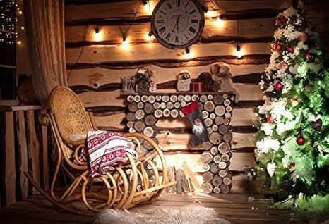 Amazon Com Baocicco Wooden House Christmas Decoration Interior