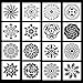 32 Pack Mandala Dotting Stencils,Mandala Dot Painting Templates Stencils for DIY Rocks Stone Airbrush Wall Art Canvas Wood Furniture Cards Painting Art Projects