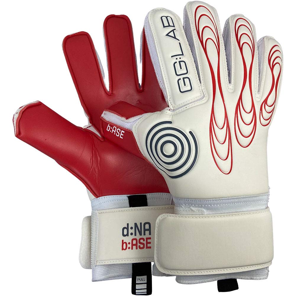 Glove Glu GG:LAB Goalkeeper Gloves | Adult & Youth | Finger Protection | Superior grip and longevity - Size 4