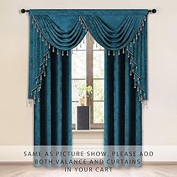 ELKCA Thick Double-Sided Chenille Valance for