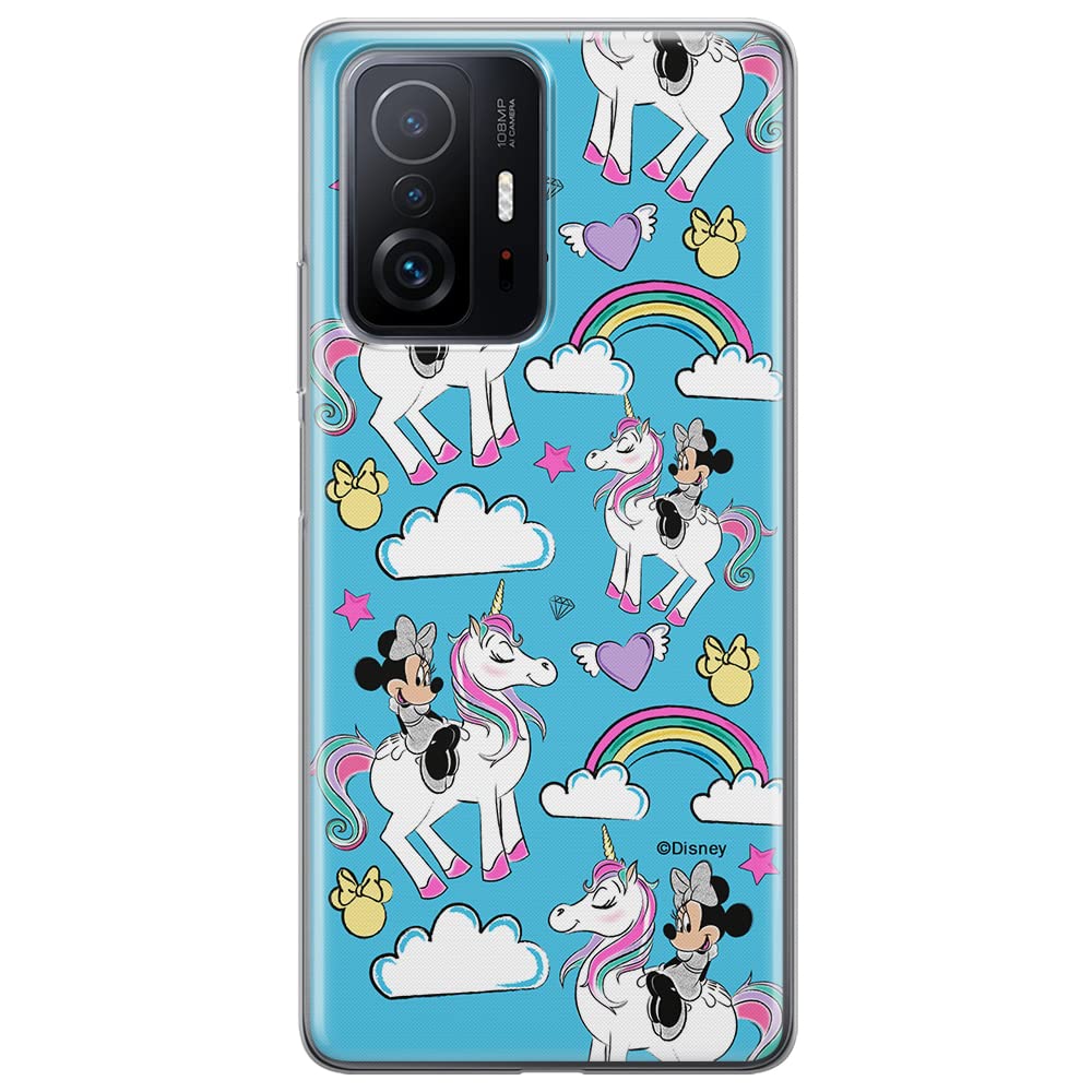 ERT GROUP mobile phone case for Xiaomi 11T 5G / 11T PRO 5G original and officially Licensed Disney pattern Minnie 037 optimally adapted to the shape of the mobile phone, case made of TPU
