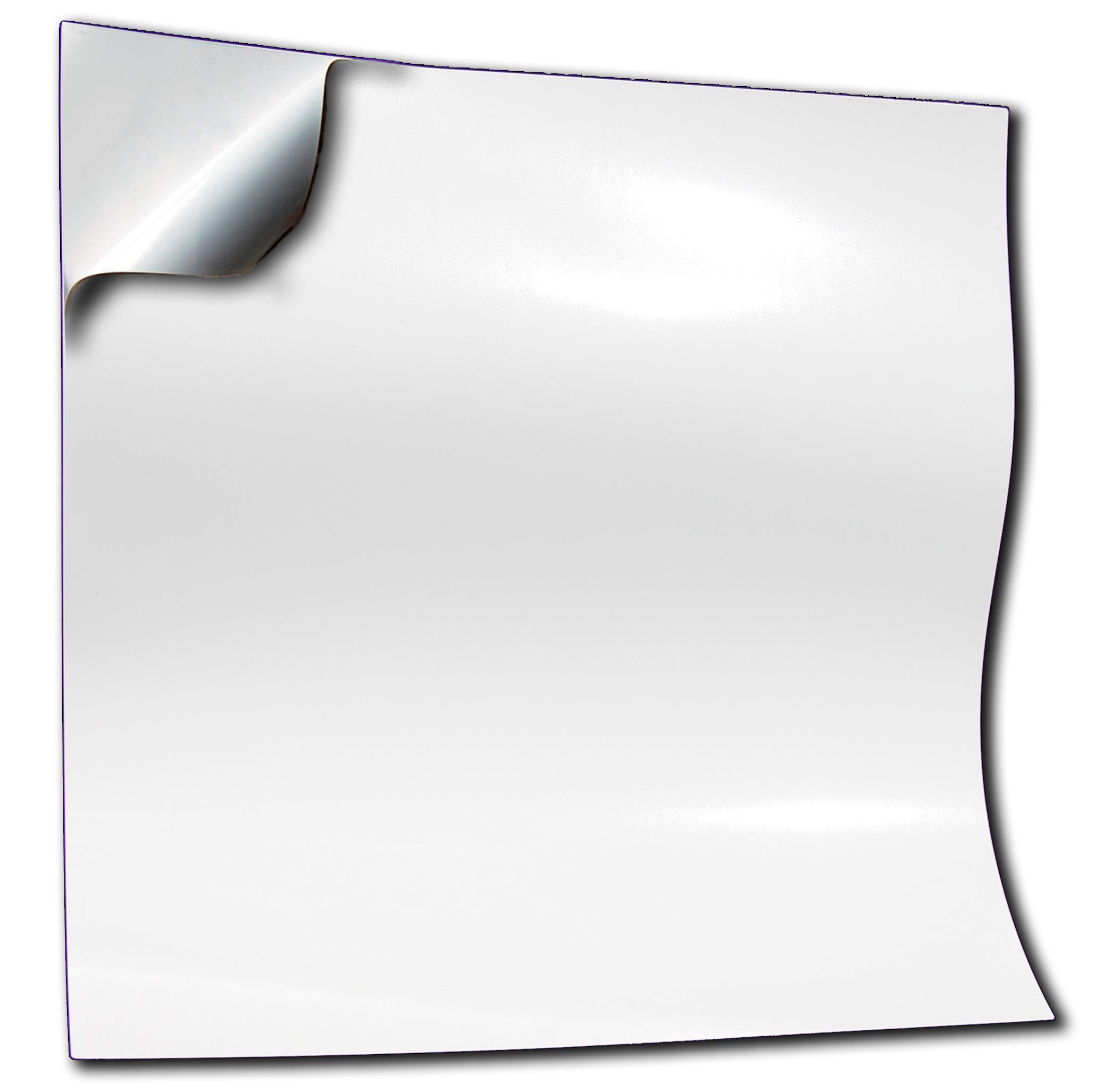 50 White Tile Stickers 6x6 Inch (15x15cm) for Kitchen Bathroom Wall DIY Stick On Peel N Stick Style Decals Transfers Gloss White