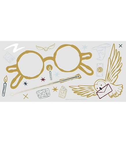 Lot De 17 Stickers Muraux Harry Potter Officiels - Pour Chambre, Dortoir