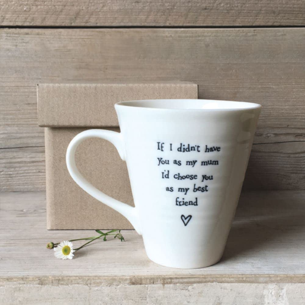 East of India Mum Best Friend Porcelain Mug
