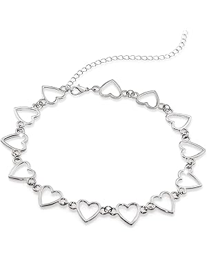Suyi Choker Simple Circle Necklace for Women and Girls