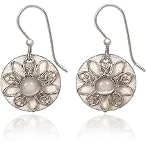 Amazon.com: Silver Forest- Silver Flower on Sparkling White