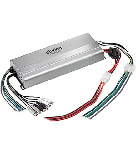 Clarion A150 25W + 25W パワーアンプ、レベルインジケーター Amazon.com: Clarion XC2510 600 Watt 5-Ch, Class D Marine Amplifier