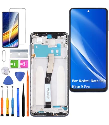 Amazon.com: for Redmi Note 9S LCD Display for Xiaomi Redmi Note 9S