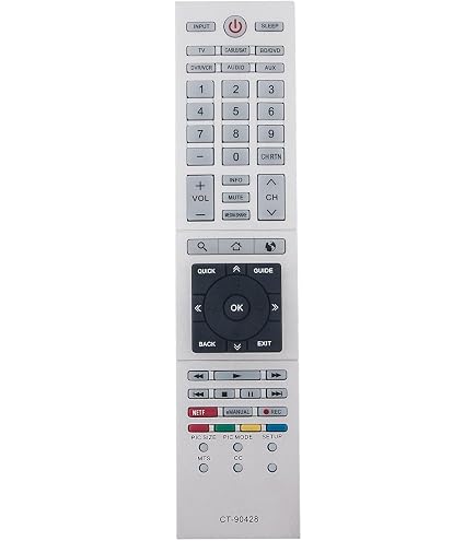 Amazon.com: Replaced Remote fit for Toshiba 4K Smart TV CT-90428