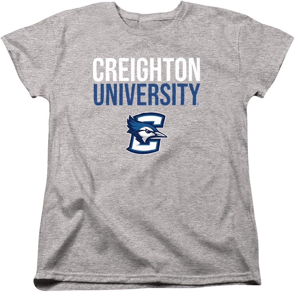 Creighton University Official Stacked Women's T Shirt Clothing