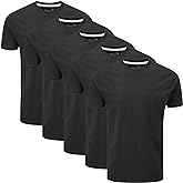 Charles Wilson Men's 5 Pack Crew Neck T-Shirt
