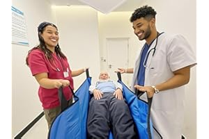 WOESKCEAR Positioning Bed Pads For Elderly Slide Sheets For Moving Patients, Beds Pads With Handles, Transfer Boards, Draw Sheets For Hospital 48X40in Bedridden Must Haves Parkinsons Washable Waterproof