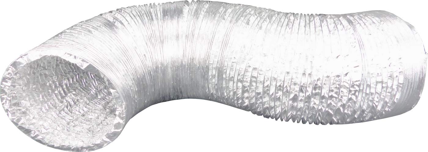 WDH Flexible Aluminium Fabric Hose Very Robust Aluminium Fabric 6 m/Diameter 30 cm