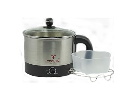 FRENDZ FOREVER EK003 1.2 L Electric Kettle (Chrome and Black)