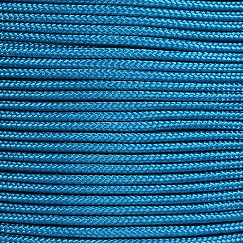 Paracord Planet Foot Straps 10 ft, 25 ft, 50 ft and 100 feet made of 425 Paracord (3 mm) made of 100% Nylon for Tactics, Crafts, Survival, General Use and Much More!, Caribbean, 100 Feet
