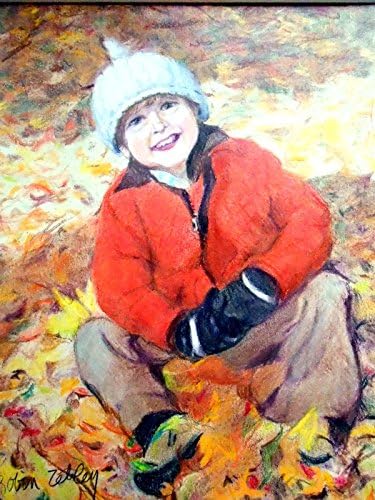 Custom Portrait of Child, Drawing in Colored Pencil by Artist Robin Zebley