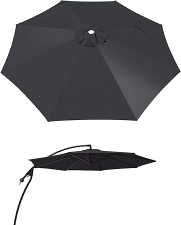 Umbrella Cover Burgundy Benefitusa Patio Replacement Canopy 9ft 6 Rib