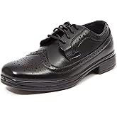 Deer Stags Boys' Ace Formal Dress Shoes Wingtip Brogue Oxford for Church, School Uniform, Graduation/Luggage
