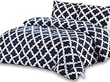 Utopia Bedding Printed Queen Goose Down Alternative Comforter Set with 2 Pillow Shams
