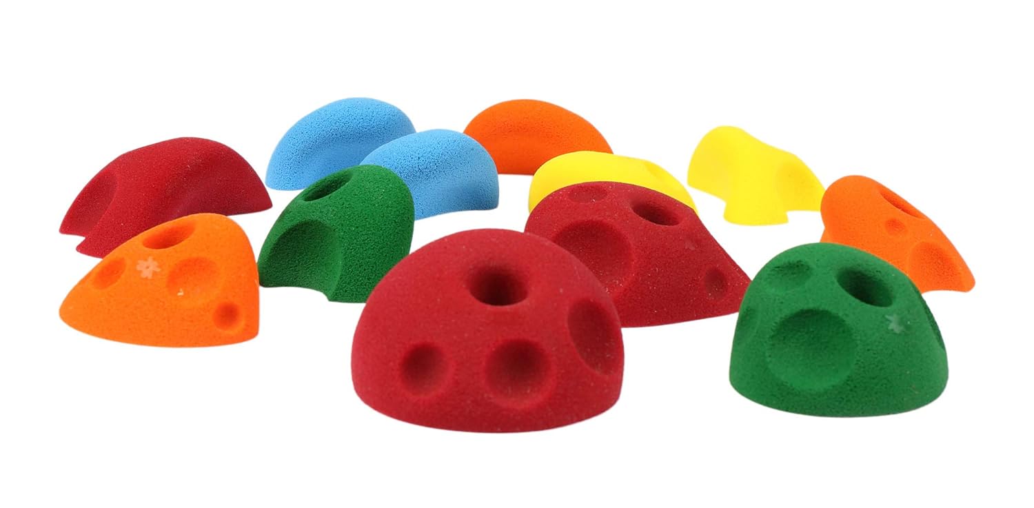 Bolton Rock Climbing Holds Bright Tones 12 Medium Divot Jugs Climbing