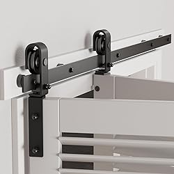 CCJH 5FT/60'' Bi-Folding Barn Door Hardware Sliding