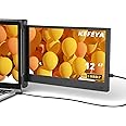 KEFEYA Laptop Screen Extender, Portable Monitor for Laptop 12" Full HD IPS Display, Dual Monitor Extender Compatible with 13-16 Inch Windows, Chrome & Mac