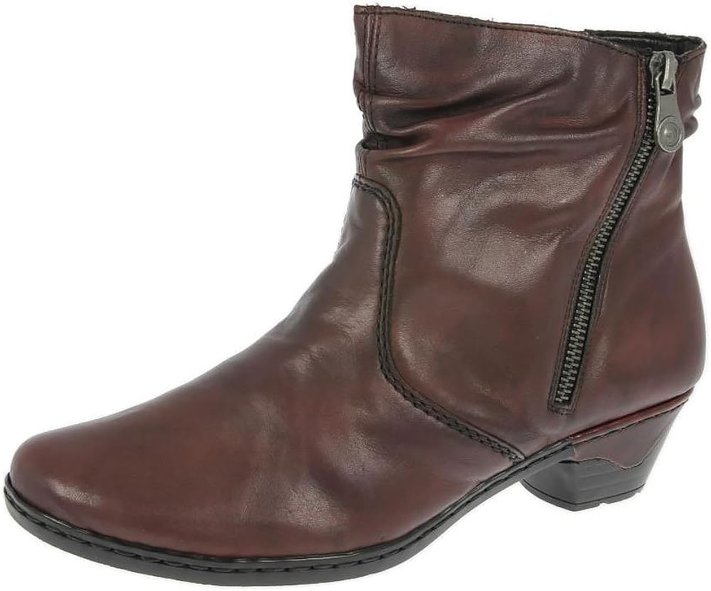 rieker flat ankle boots