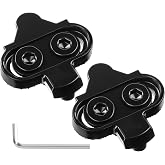 Bike Cleats - Compatible with Shimano SPD SM-SH51 &amp; Look X-Track Pedals - for Indoor Cycling, Spinning &amp; Mountain Biking Shoes - Easy Release, High Stability, Includes Allen Wrench