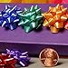 Red Metallic Confetti Bows - 1