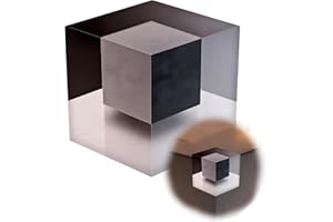 3D Optical Illusion Corner Wall Decal - Impossible Corners Geometric Cube Wall Art Stickers for Living Room, Office, Art Exhi