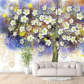 Wall Murals for Bedroom Abstract Great Tree Removable Wallpaper Peel and Stick Wall Stickers - 66x96 inches