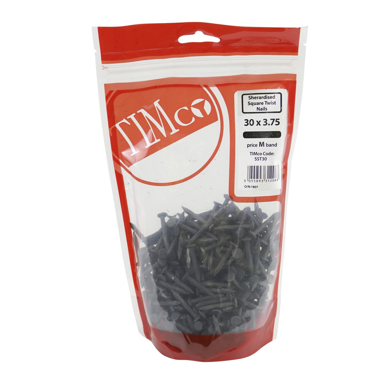TIMCO Sherardised Square Twisted Nail - 30 x 3.75-25kg Box