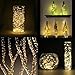 Wine Bottle Lights with Cork 6 Pack-3 Dimmable Modes 6 Spare Battery - for DIY, Party, Decor, Christmas, Halloween,Wedding(Warm White)