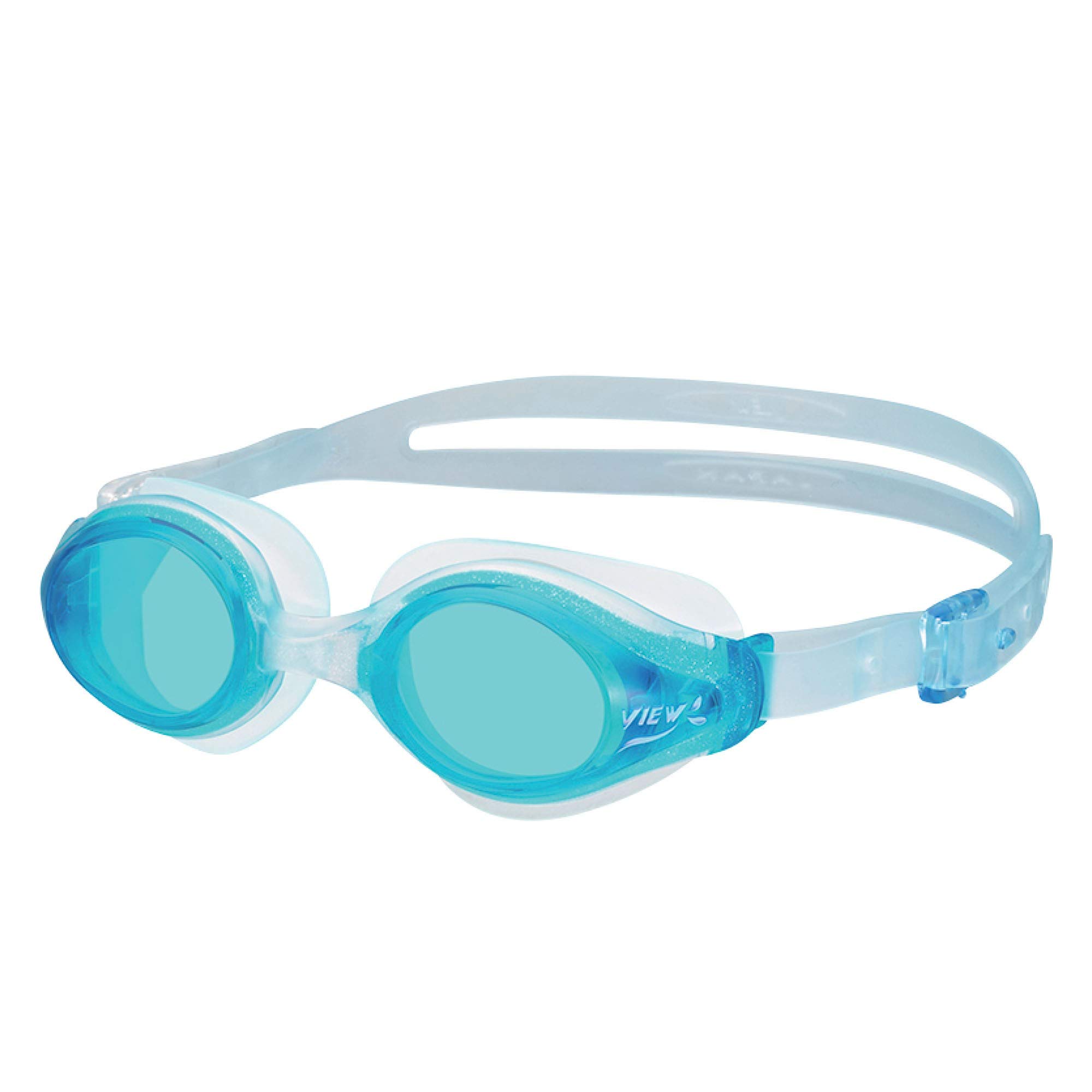 VIEW Swimming Gear V-820ASA Selene SWIPE Anti-Fog Swim Goggles, Aquamarine/Blue