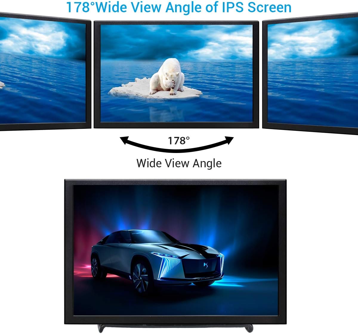 ELECROW for Raspberry Pi Screen 8 inch Portable Small Monitor 1280x800 Resolution IPS LCD Screen Mini Monitor Competible Raspberry Pi - Image 5