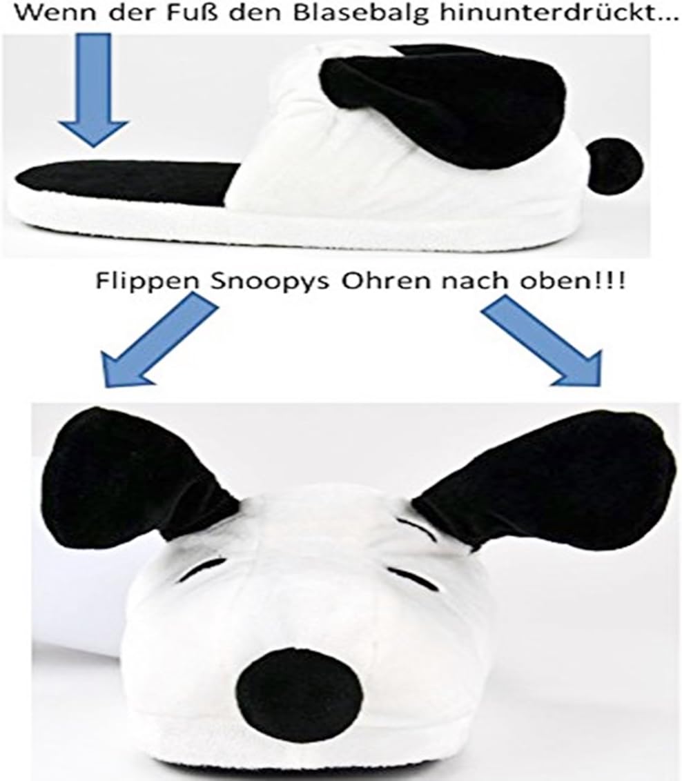 Peanuts snoopy plush slippers