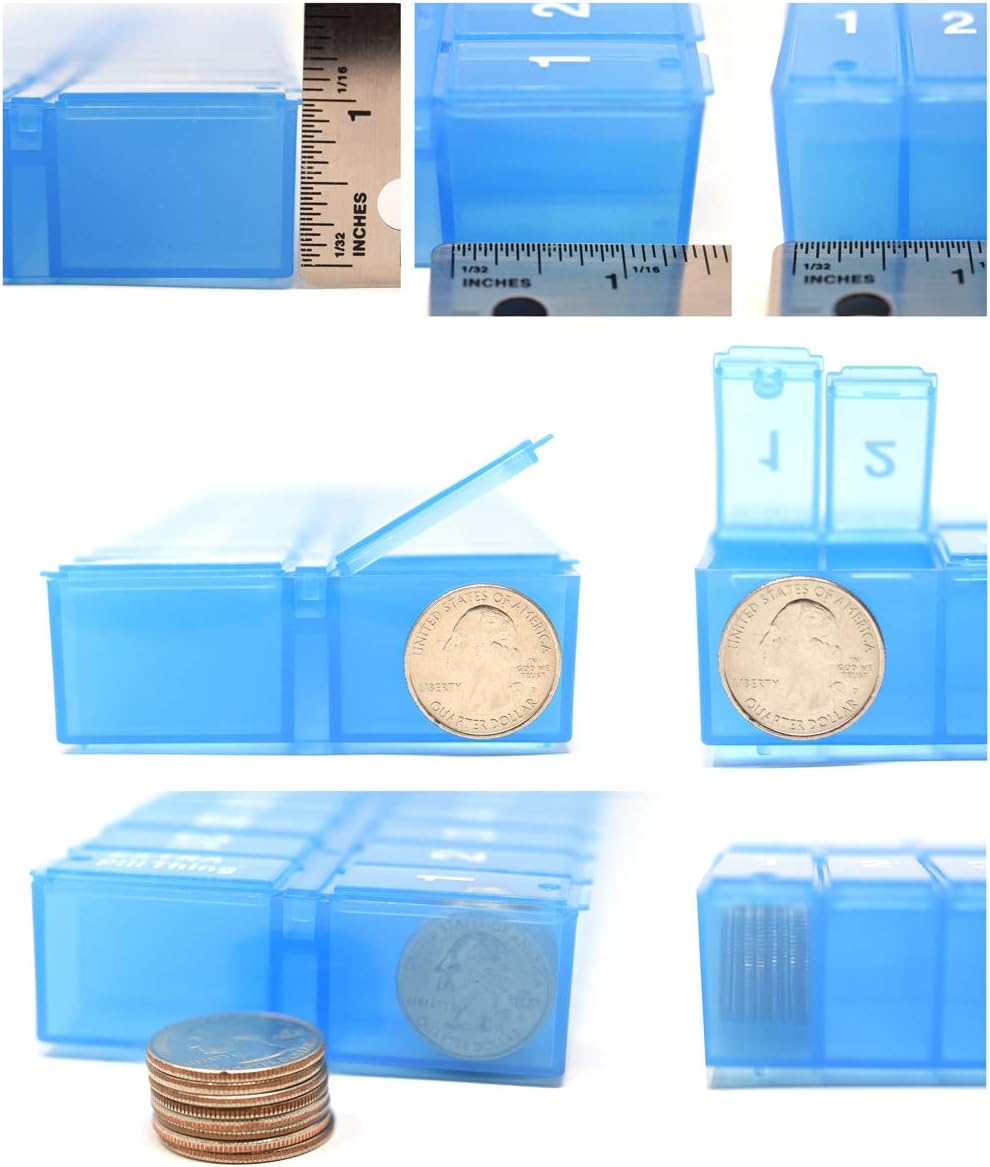 PILL THING AM PM 31 Day Once-a Day Monthly Pill Planner Organizers - Image 3