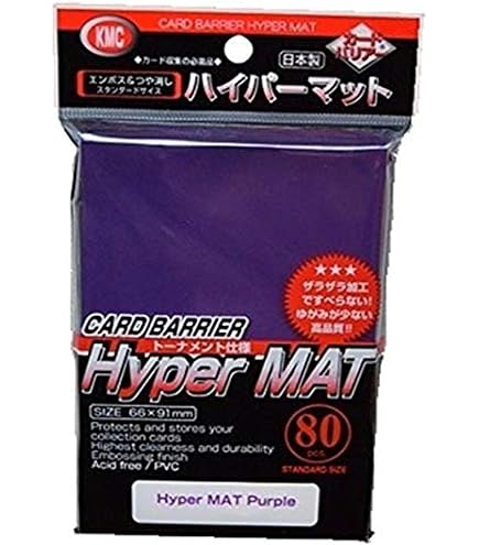 hypermat card sleeves Amazon.com: KMC Full Size Hyper Matte Sleeves (80-Pack), White, Standard  Size, Fits MtG, Weiss, Pokemon : Toys & Games