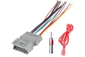 Thewinio Radio Stereo Wiring Harness for Chevy Silverado GMC Sierra, Chevrolet Suburban Colorado Malibu Corvette Cavalier Blazer Impala, GMC Envoy Savana Canyon Yukon, Buick, Pontiac, Hummer