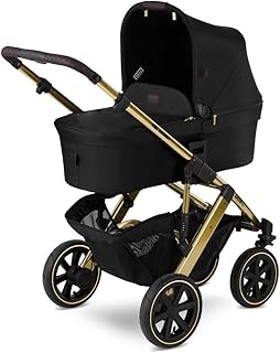 Kinderwagen Buggy Kombikinderwagen ABC DESIGN SALSA 4 AIR + XXL ORIGINAL ABC ZUBEHÖR PAKET LUFTREIFEN (CHAMPAGNE, 2IN1)