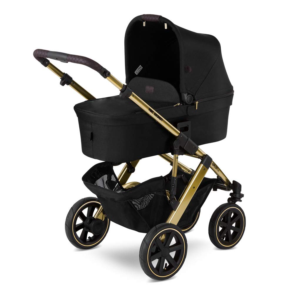 Kinderwagen Buggy Kombikinderwagen ABC DESIGN SALSA 4 AIR + XXL ORIGINAL ABC ZUBEHÖR PAKET LUFTREIFEN (CHAMPAGNE, 2IN1)