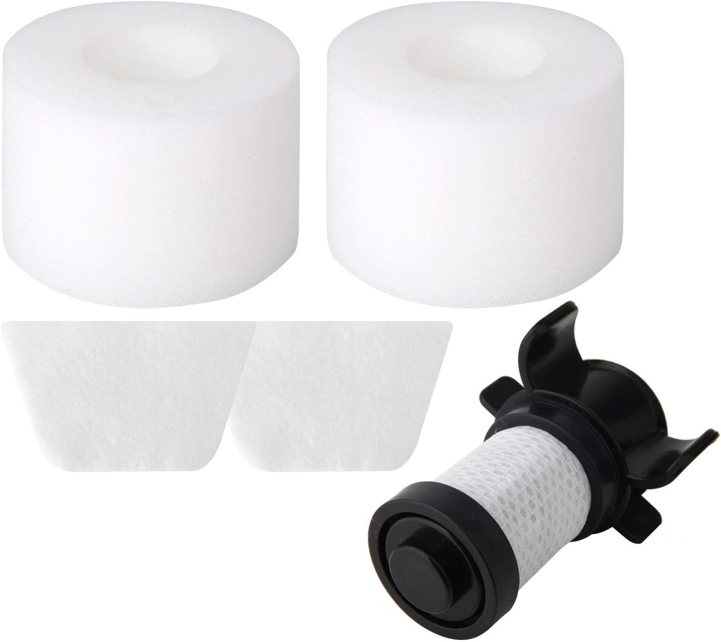 1Hepa and 2 Foam Filters for Shark IONFlex DuoClean Vacuum IF100 IF150 IF160 IF170 IF180 IF251 IF200 IF201 IF202 IF203Q IF205 IF251 IF252 IR100 IR101 IR70 Replace XPREMF100 XPSTMF100